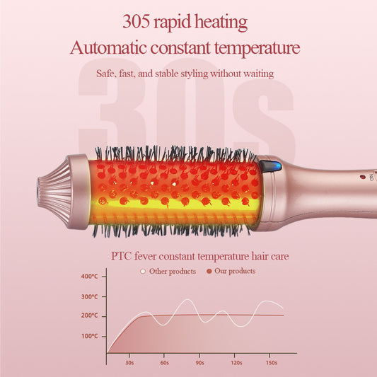 Pink Electric Curling Brush