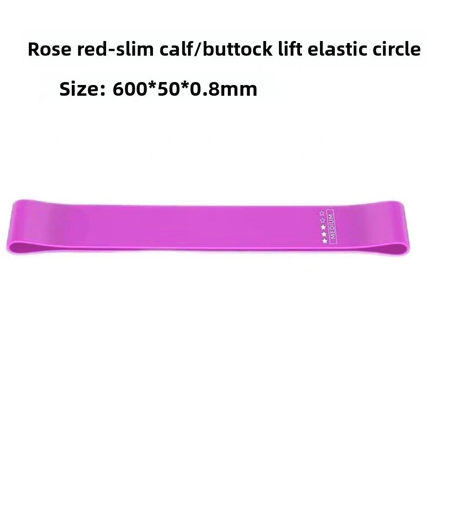 Pink Gradient Yoga Resistance Band
