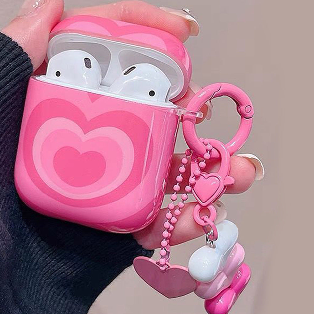 Pink Love Pendant AirPods Protective Case
