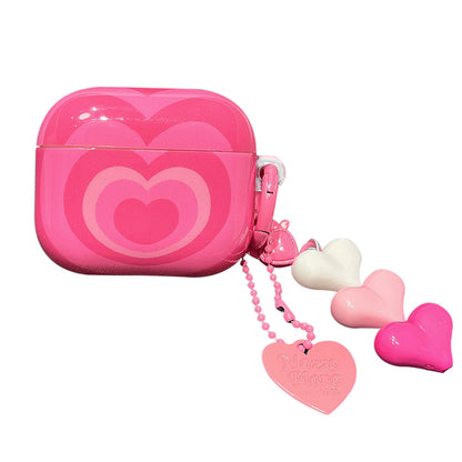 Pink Love Pendant AirPods Protective Case