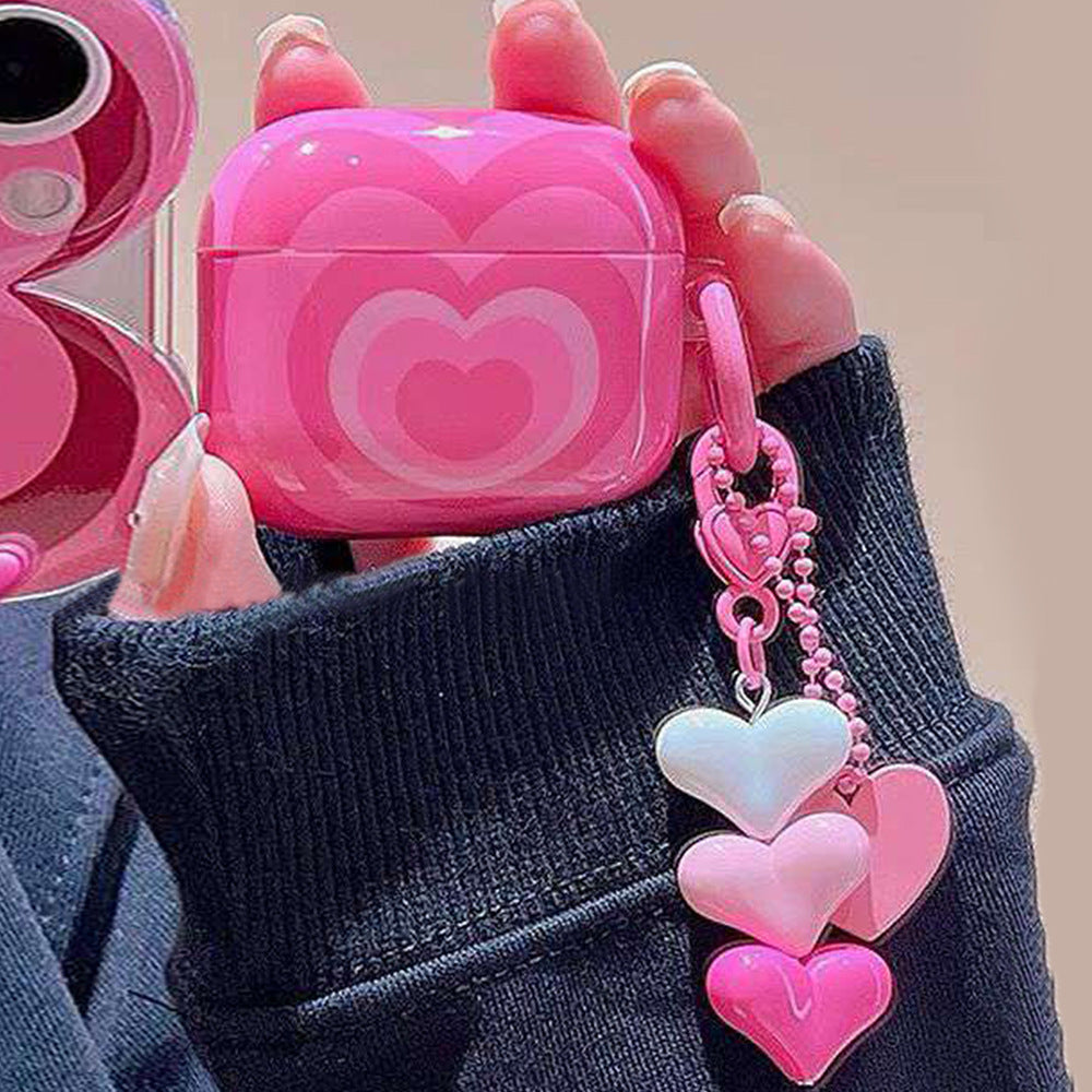 Pink Love Pendant AirPods Protective Case