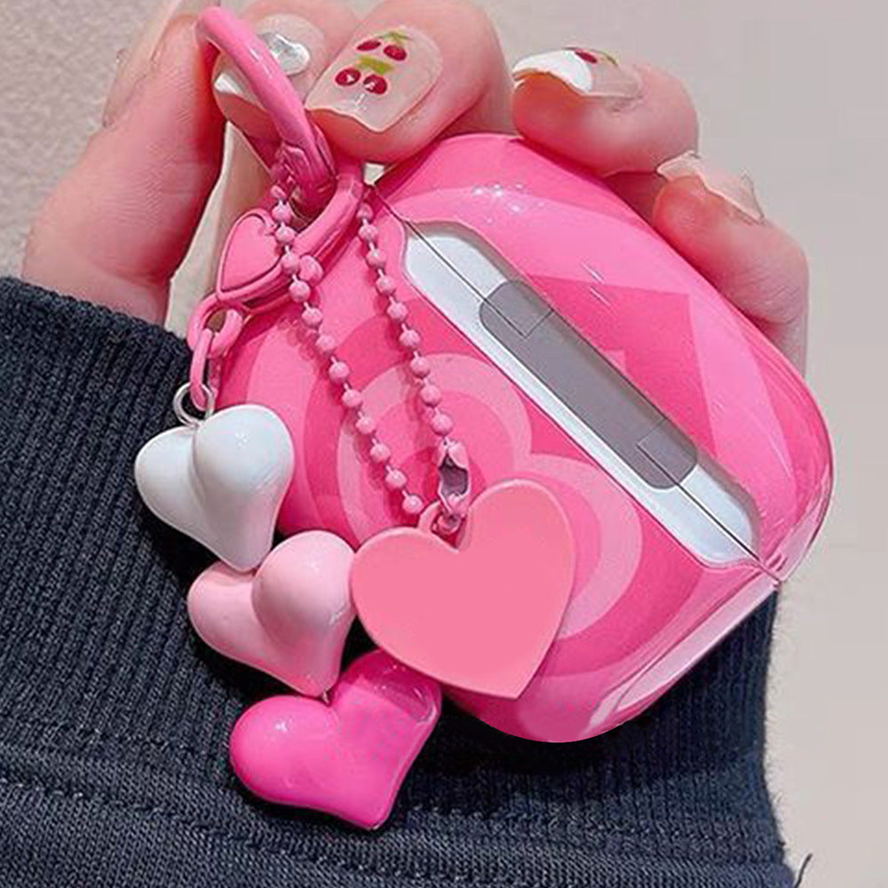 Pink Love Pendant AirPods Protective Case
