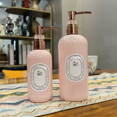 Dp250ml pink electroplating powder pet