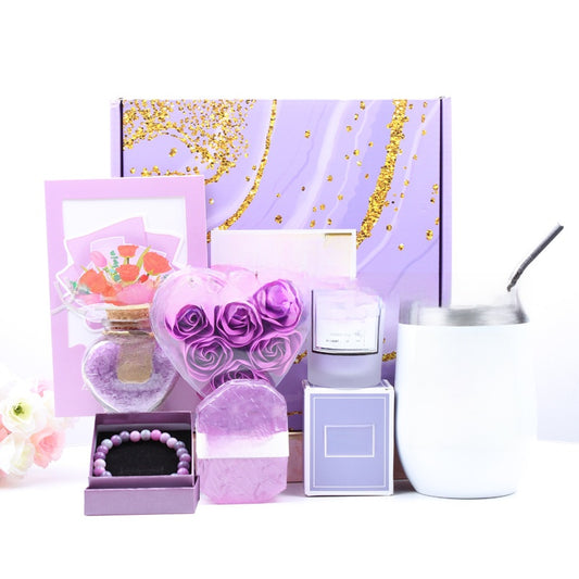 Pink Spa Gift Basket Set