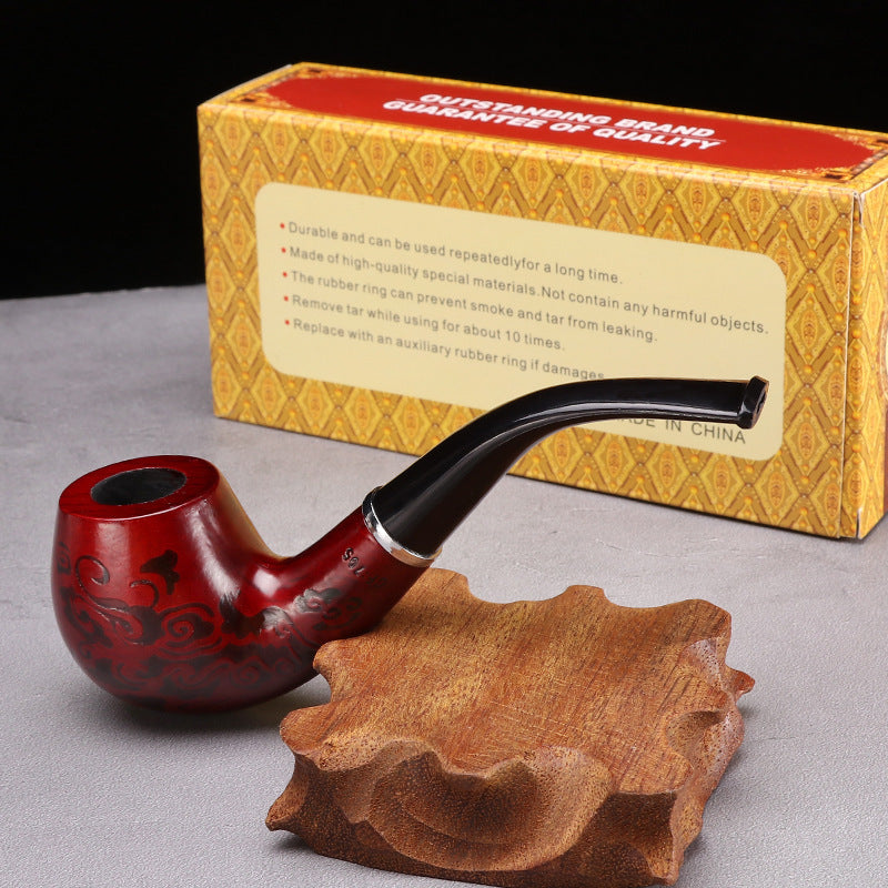 Pipe cigarette filter tip pipe