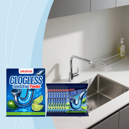 Pipe cleaning powder