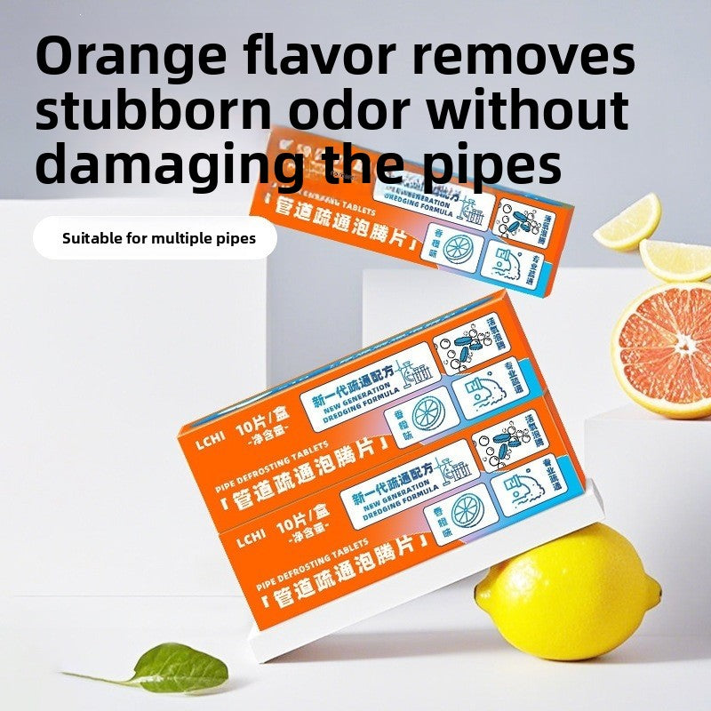 Pipe Unclogging Effervescent Tablets