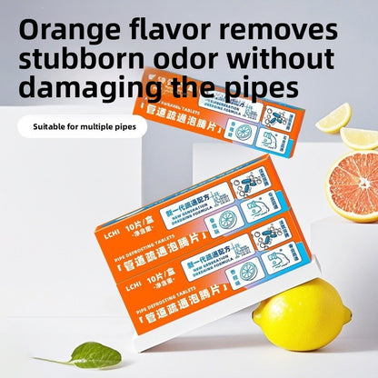 Pipe Unclogging Effervescent Tablets