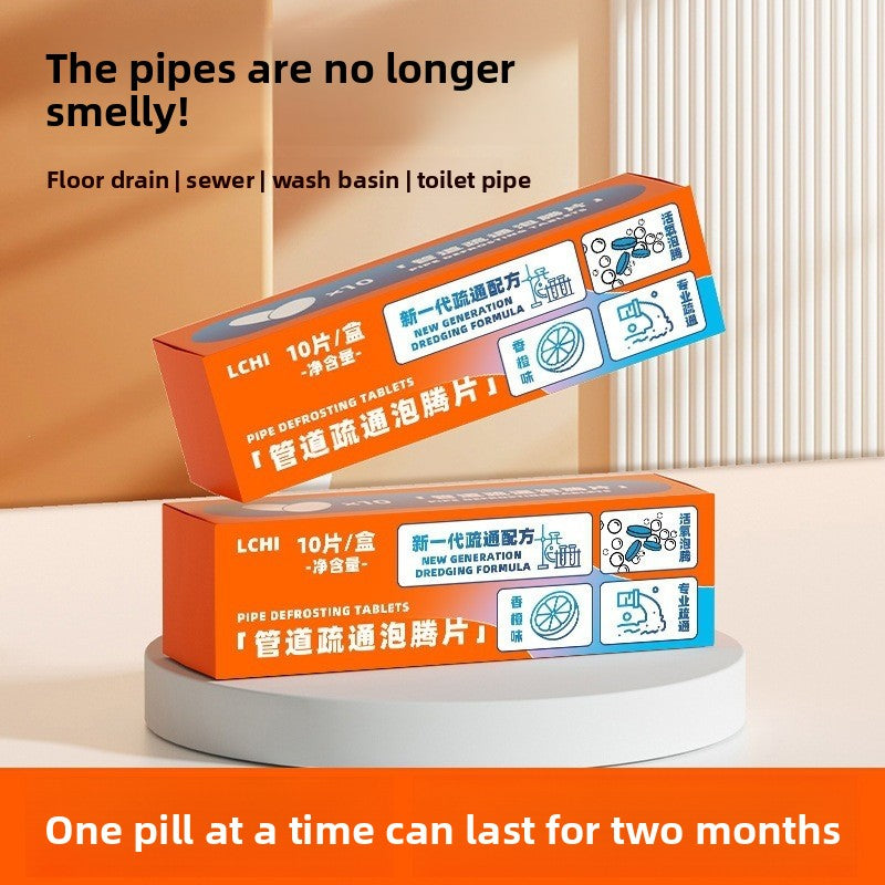 Pipe Unclogging Effervescent Tablets