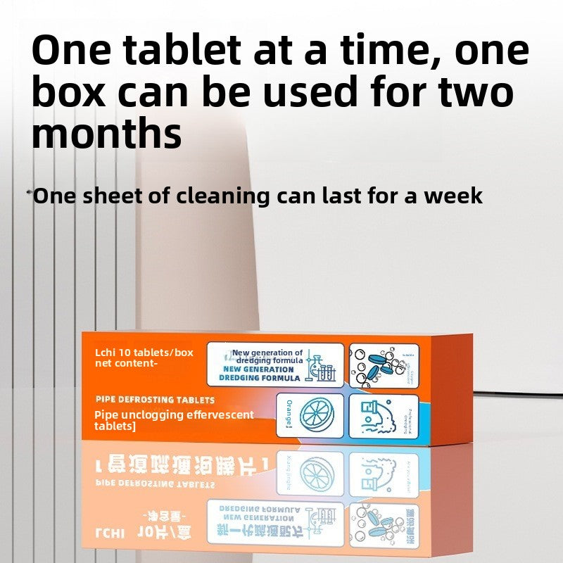 Pipe Unclogging Effervescent Tablets