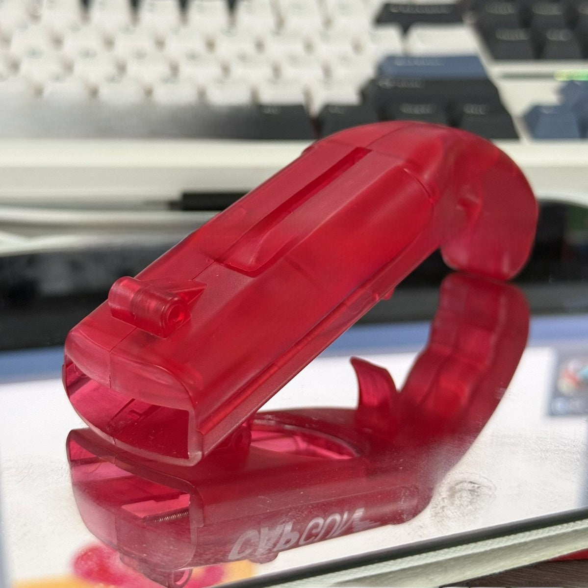 Pistol ejector bottle opener