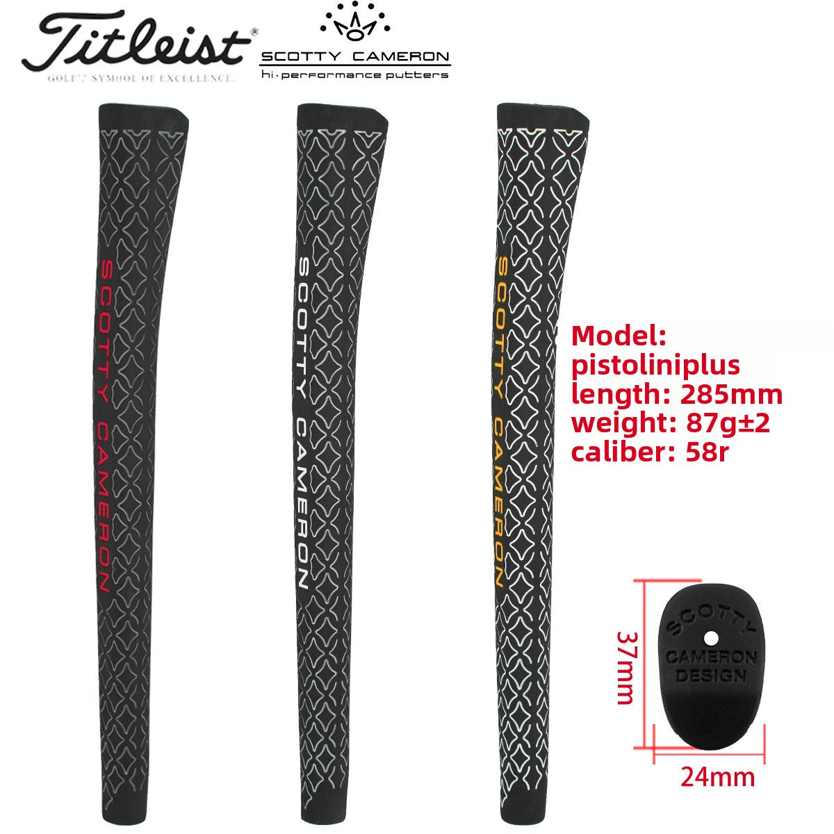 Pistolini Plus Golf Putter Grip