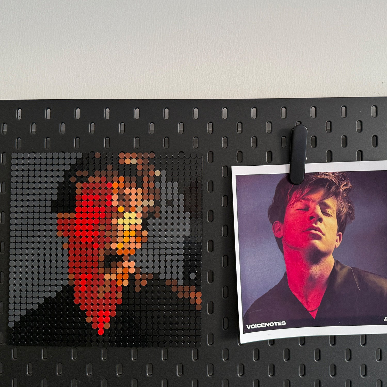 Pixel building blocks painting