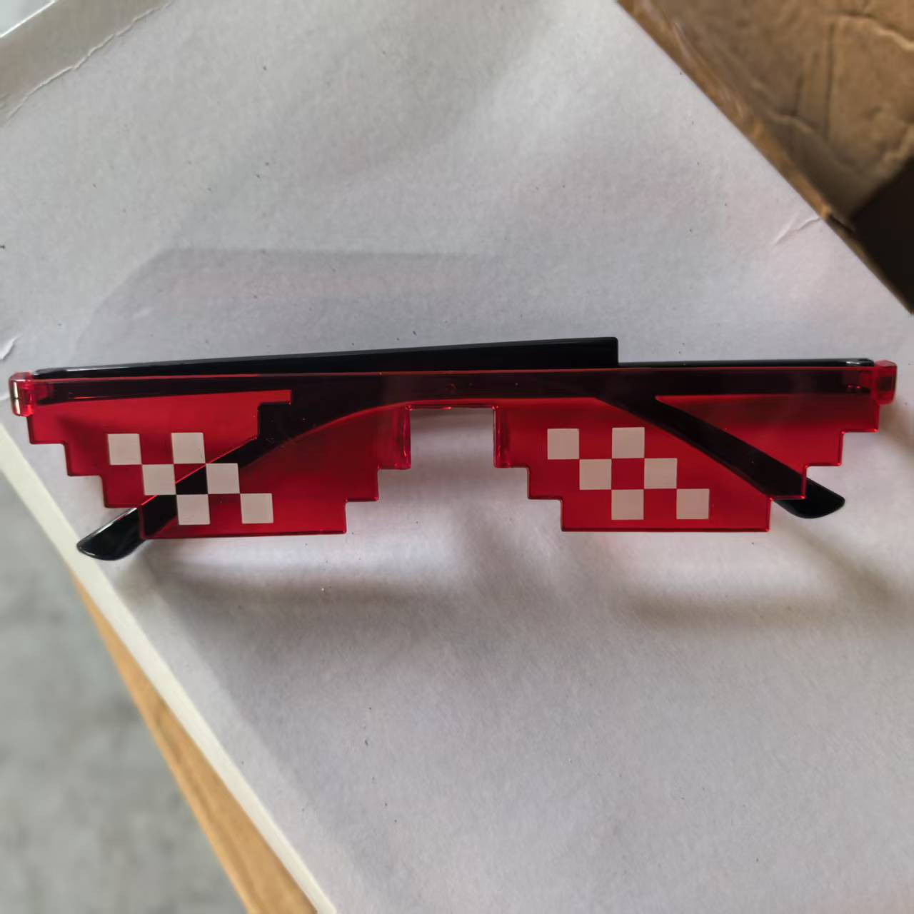 Pixel Mosaic Sunglasses with UV Protection