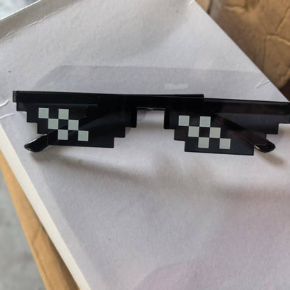 Pixel Mosaic Sunglasses with UV Protection