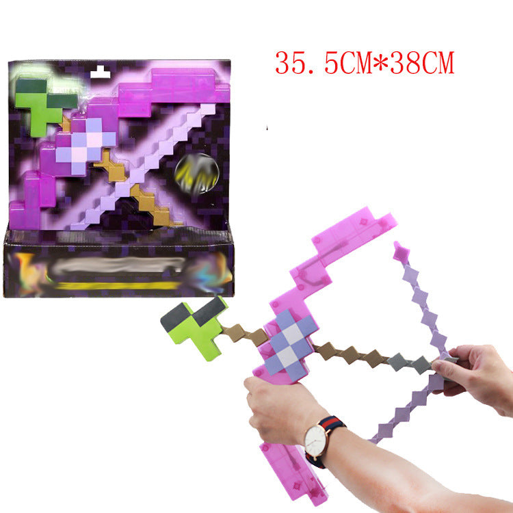 Pixel World Toy Weapon Set with Sound Effects