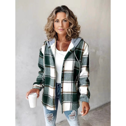 plaid coat