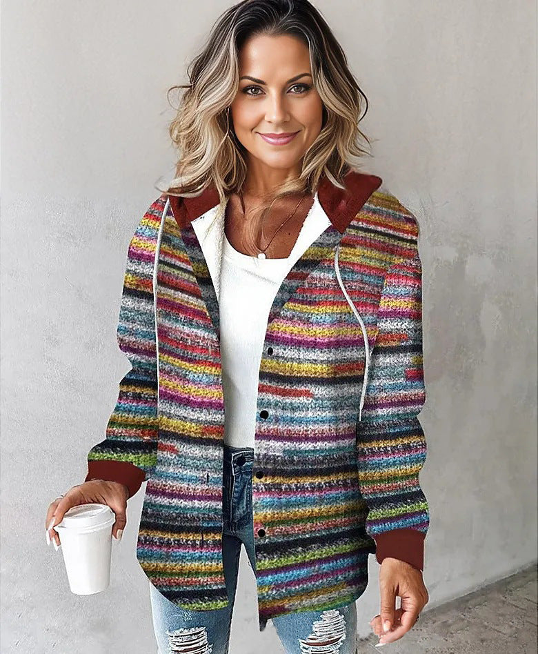 plaid coat
