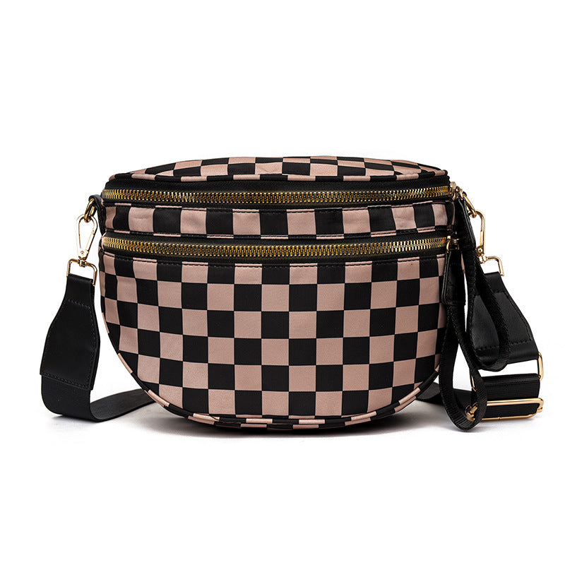 Plaid Crossbody Shoulder Bag