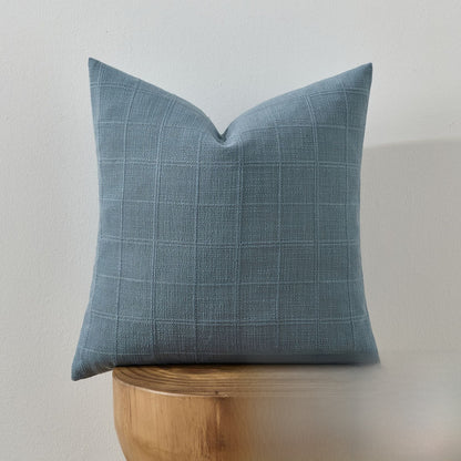 Plaid pillow cover