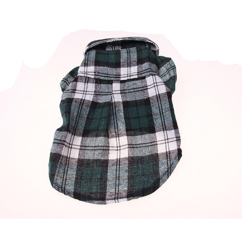 Plaid Shirt for Small and Medium Dogs