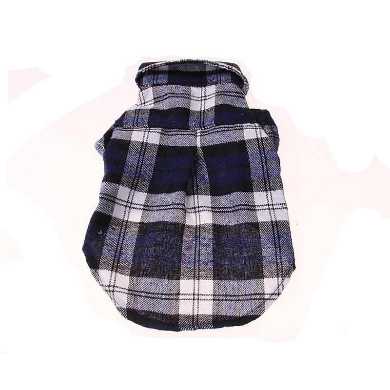 Plaid Shirt for Small and Medium Dogs