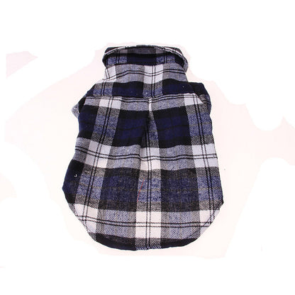Plaid Shirt for Small and Medium Dogs