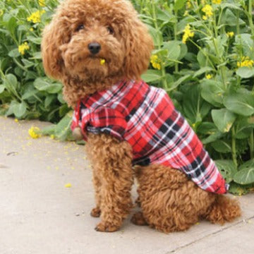 Plaid Shirt for Small and Medium Dogs
