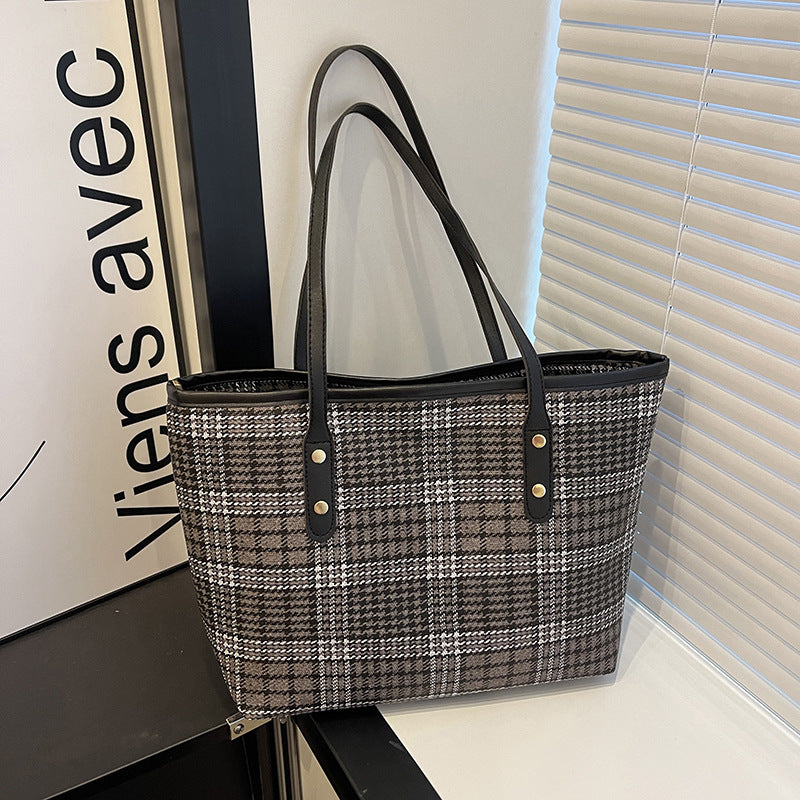 Plaid Shoulder Bag