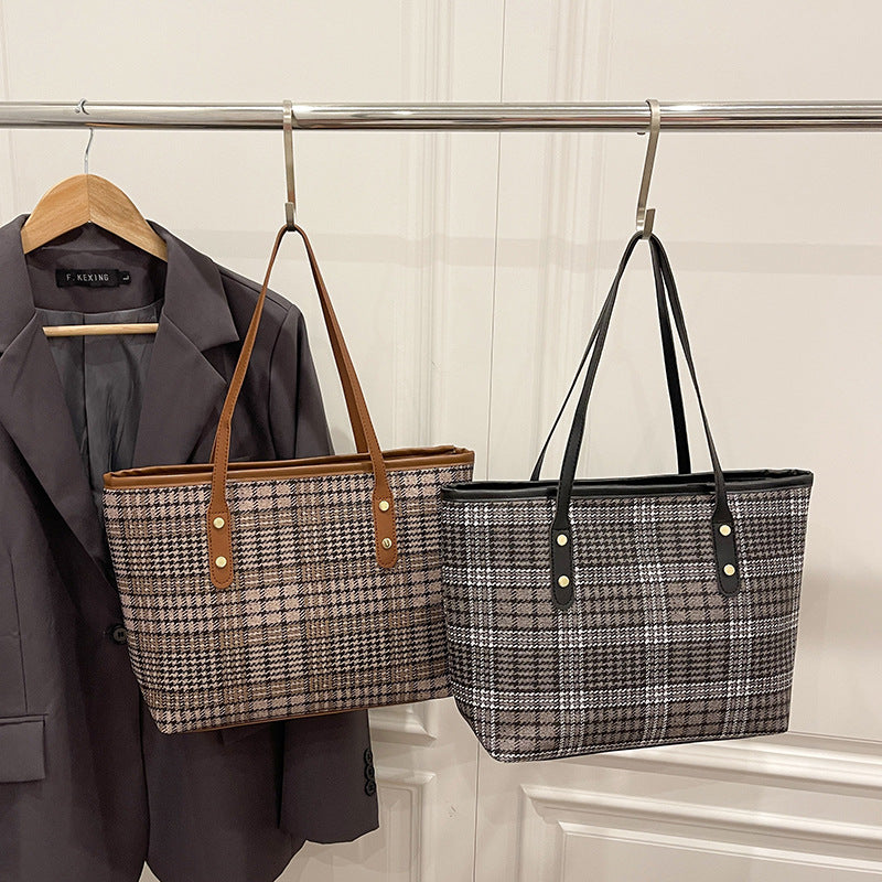 Plaid Shoulder Bag