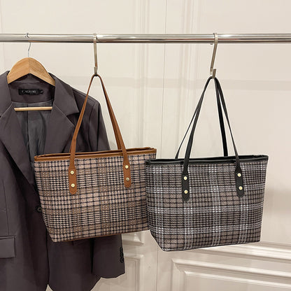 Plaid Shoulder Bag