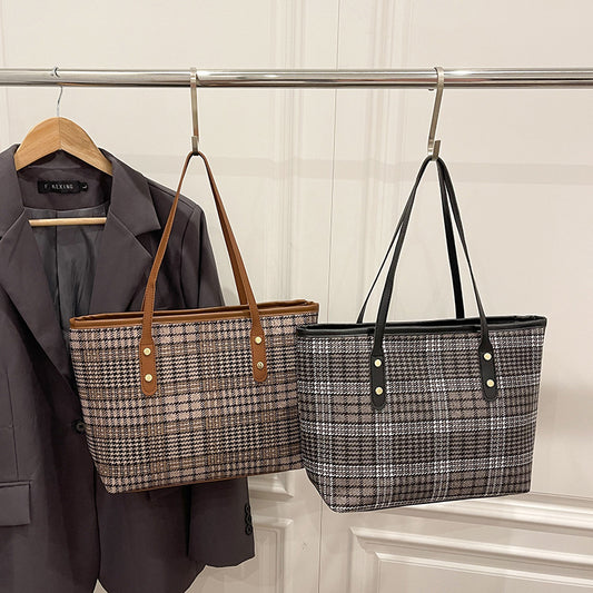 Plaid Shoulder Bag