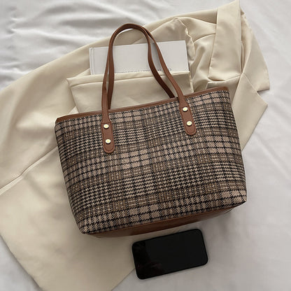Plaid Shoulder Bag