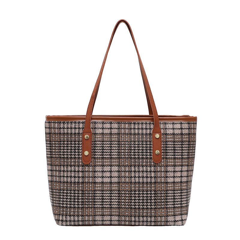Plaid Shoulder Bag