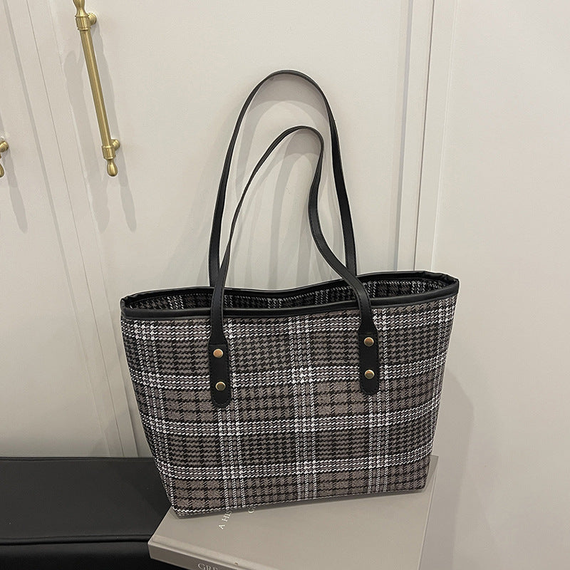 Plaid Shoulder Bag