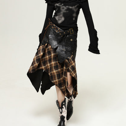 Plaid skirt