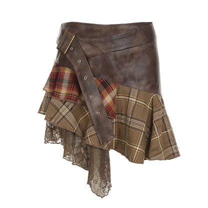 plaid skirt