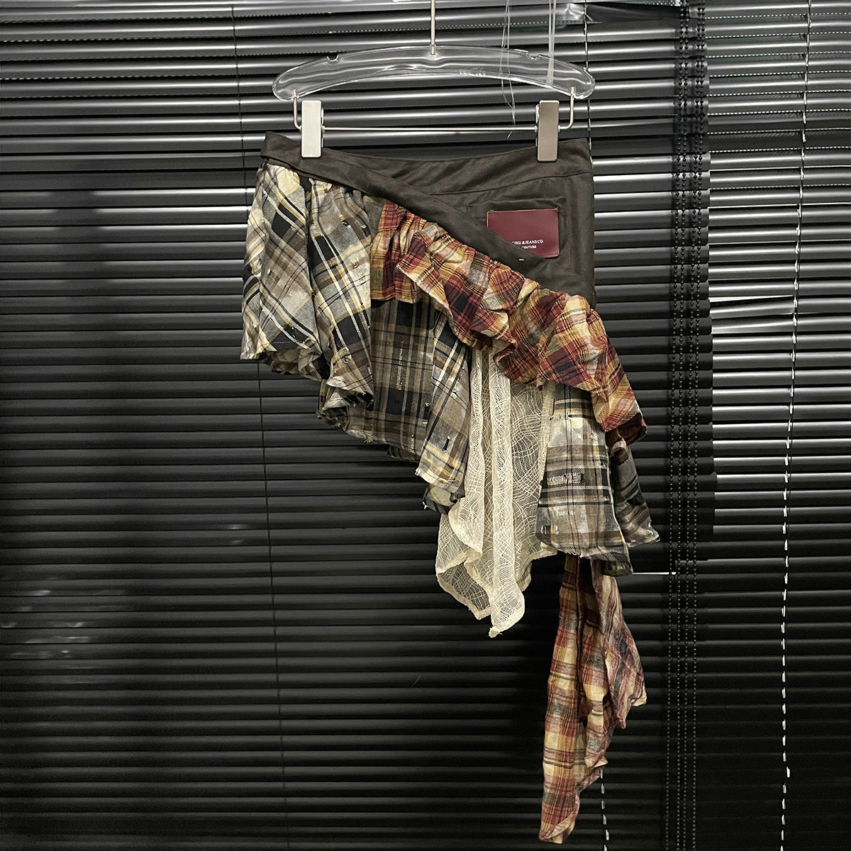 plaid skirt