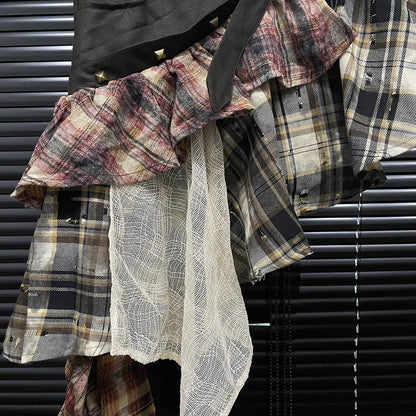 plaid skirt