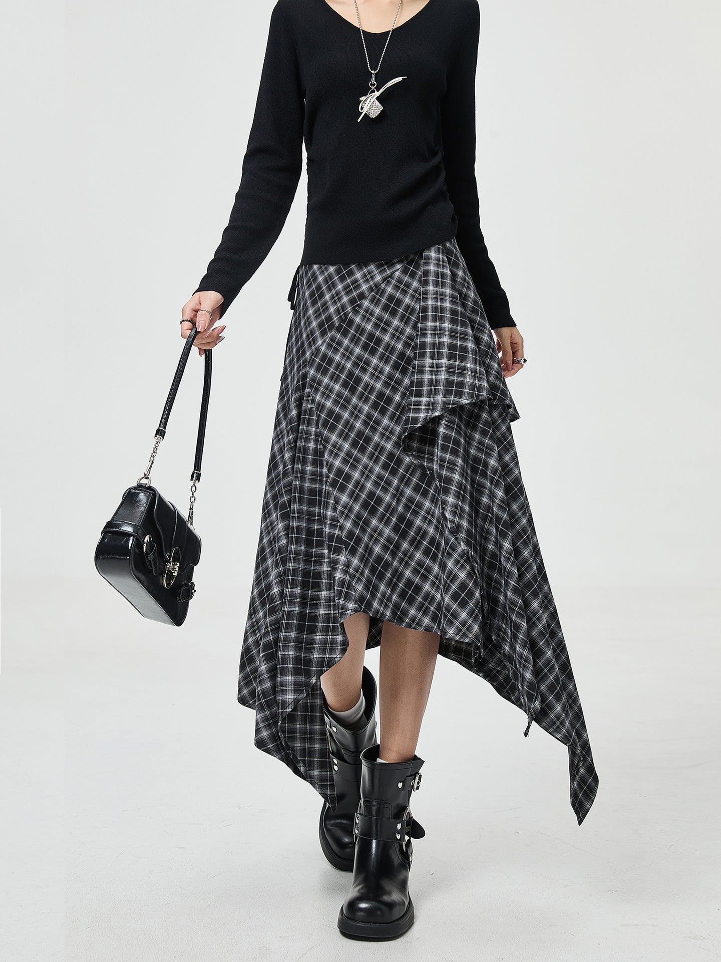 Plaid skirt