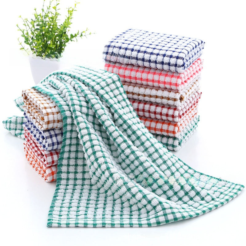 Plaid small towel