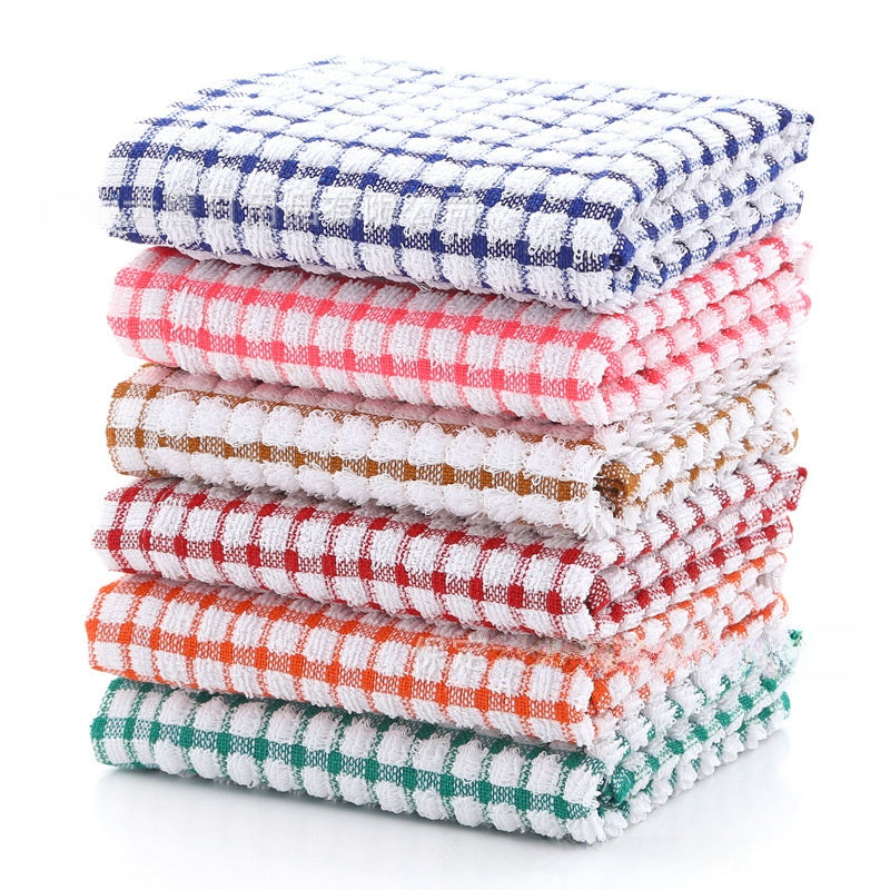 Plaid small towel