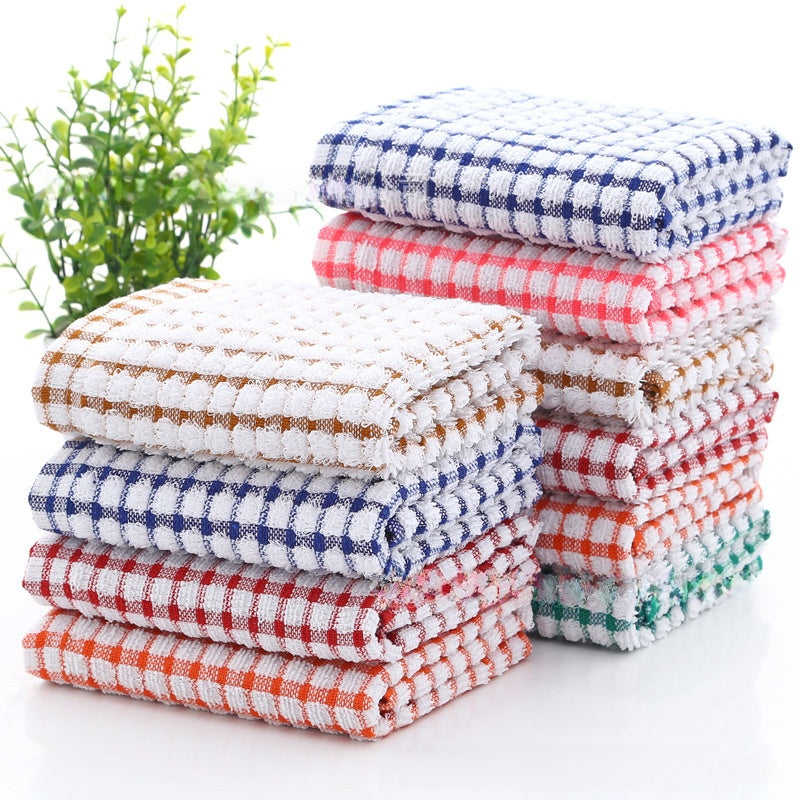 Plaid small towel