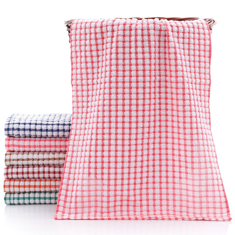 Plaid small towel