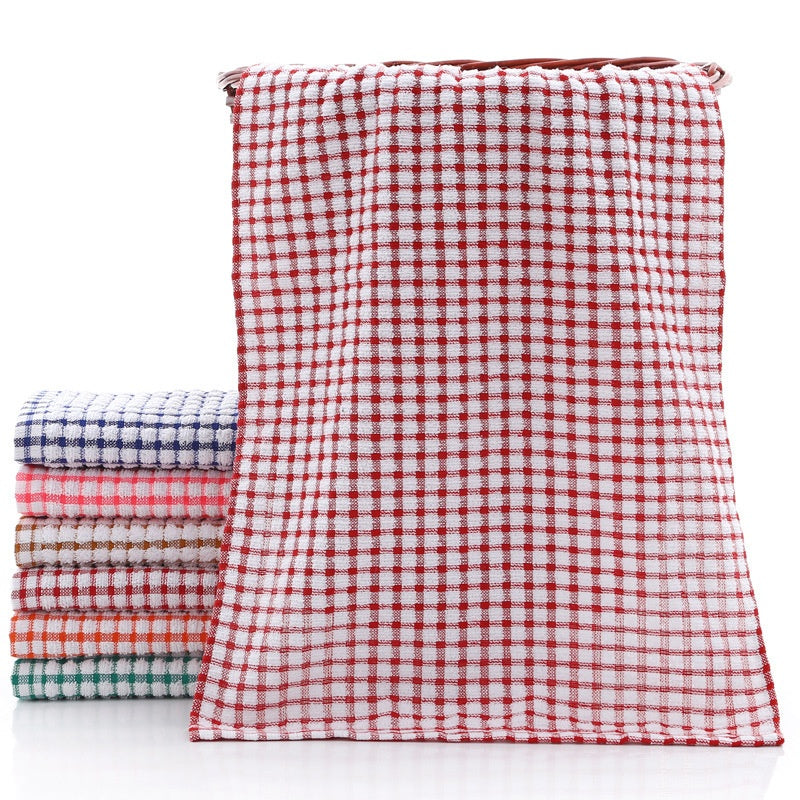Plaid small towel
