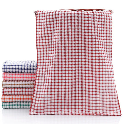 Plaid small towel