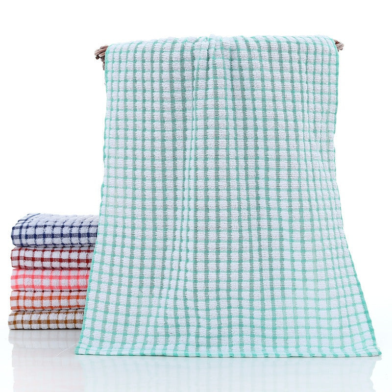 Plaid small towel