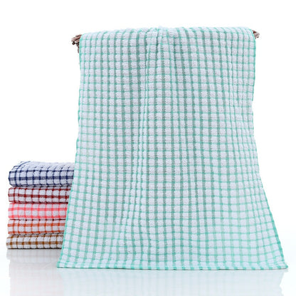 Plaid small towel