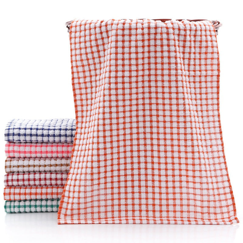Plaid small towel