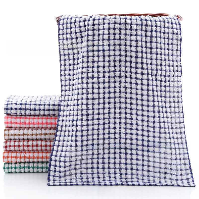 Plaid small towel